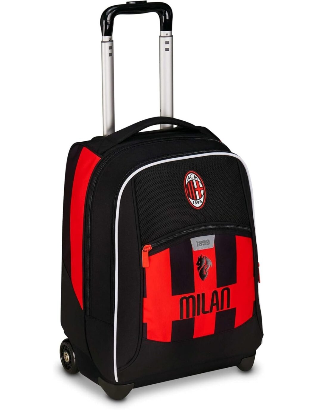 Seven Milan - Zaino trolley 2 in 1 per scuola elementare