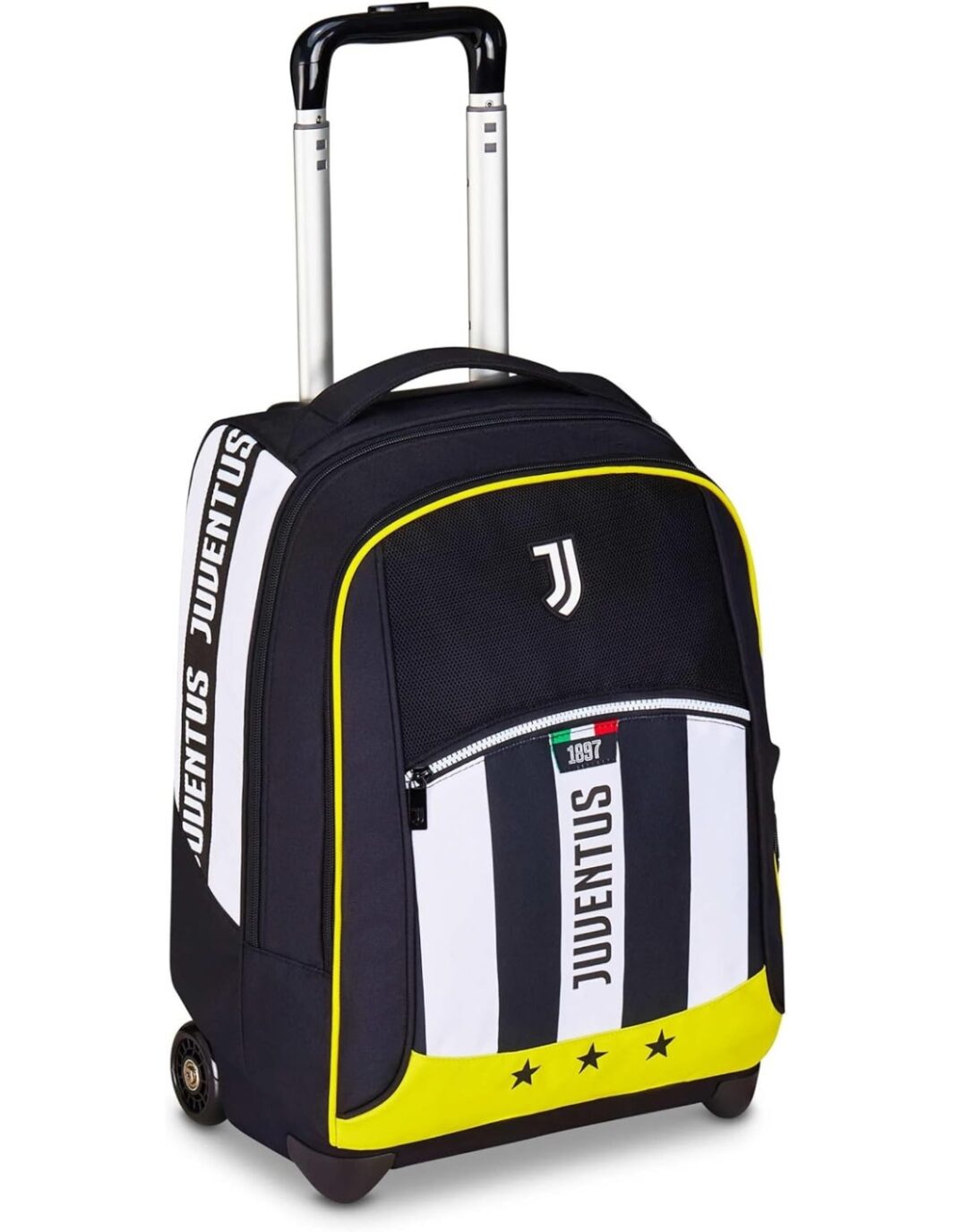 Seven Juventus - Zaino trolley 2 in 1 per scuola elementare