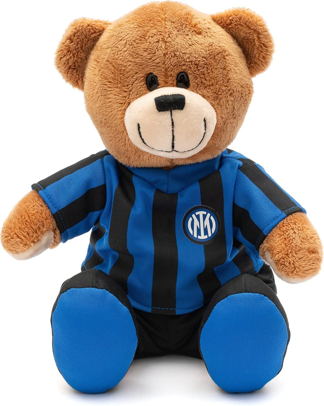 Inter Teddy Bear Ufficiale, Orsacchiotto Peluche, NeroAzzurro, Nuovo Logo