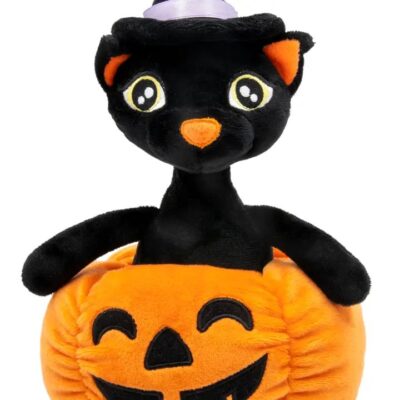 PELUCHE GATTO DI HALLOWEEN 25 CM