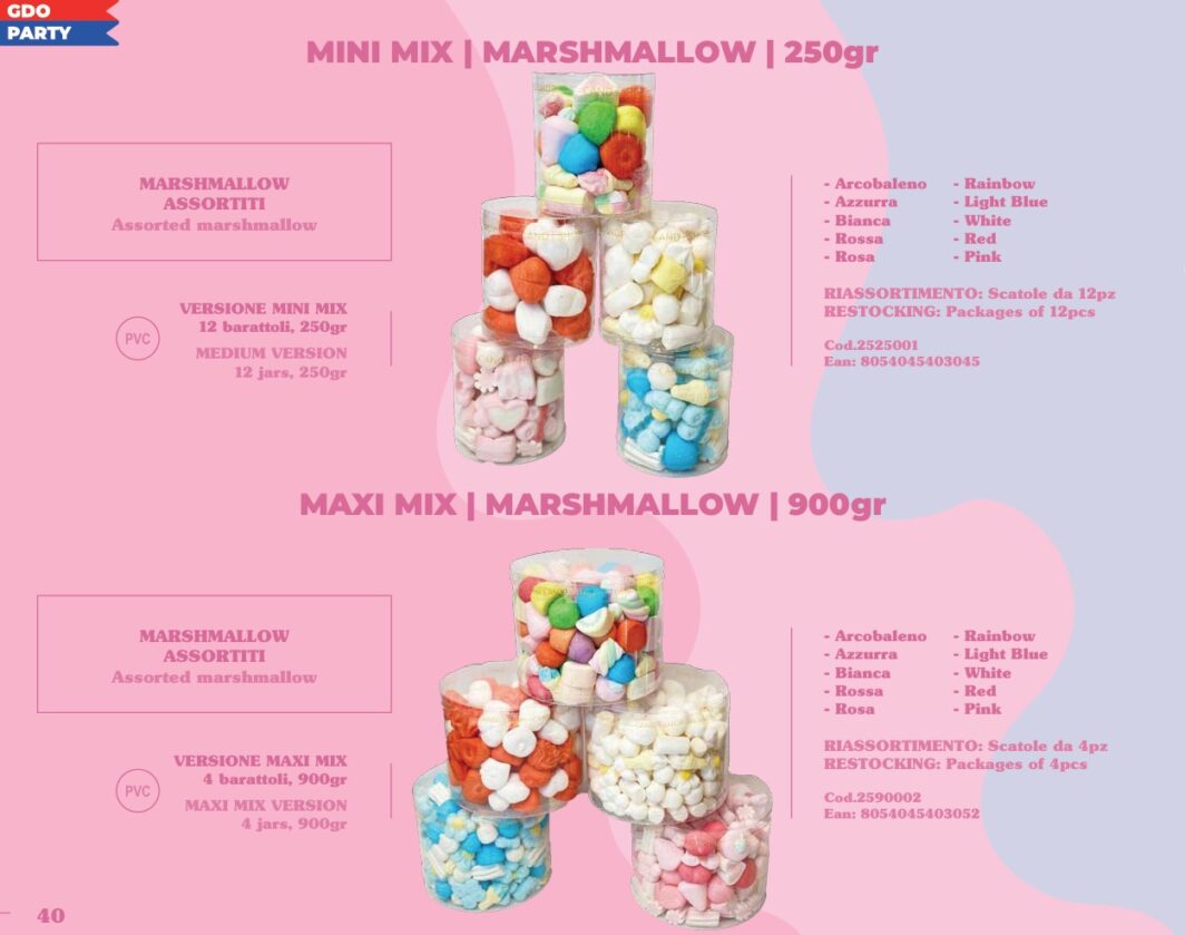 MINI MIX MARSHMALLOW 250GR / 900GR