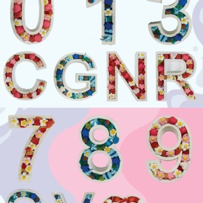 LETTERE E NUMERI, A-Z, 1-10