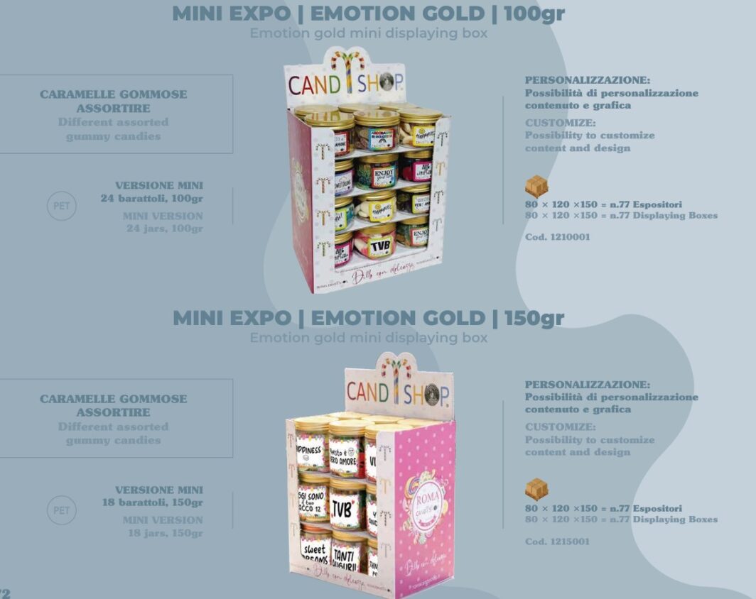 MINI EXPO  EMOTION GOLD 100gr - 150 gr