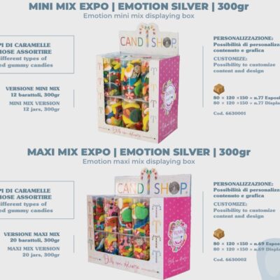 MINI e MAXI MIX EXPO EMOTION SILVER  300gr