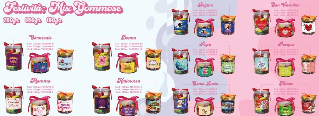 FESTIVITA': MIX GOMMOSE 750 GR