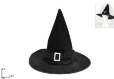 CAPPELLO STREGA FLOCCATO