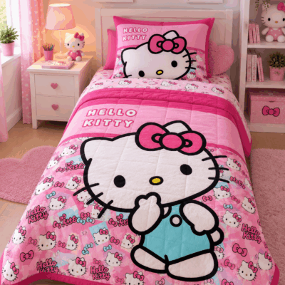 TRAPUNTA HELLO KITTY 170x260 CM