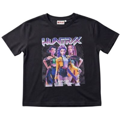 K-Pop Demon Hunters - T-Shirt in cotone bambina, Huntrix