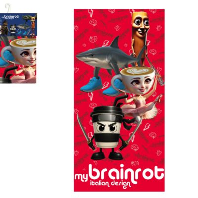 Telo da Mare Brainrot - X15548 MC - BOX2 - BRTTEL02_BOX2