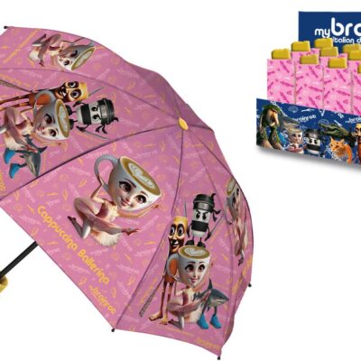 Ombrello My Brainrot – Ombrello pieghevole colorato con personaggi