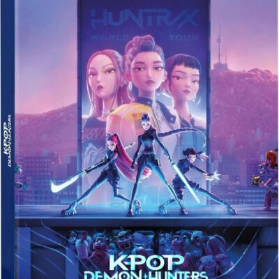 KPop Demon Hunters - Cartellina con fogli 4 anelli, 26,5 x 33 cm