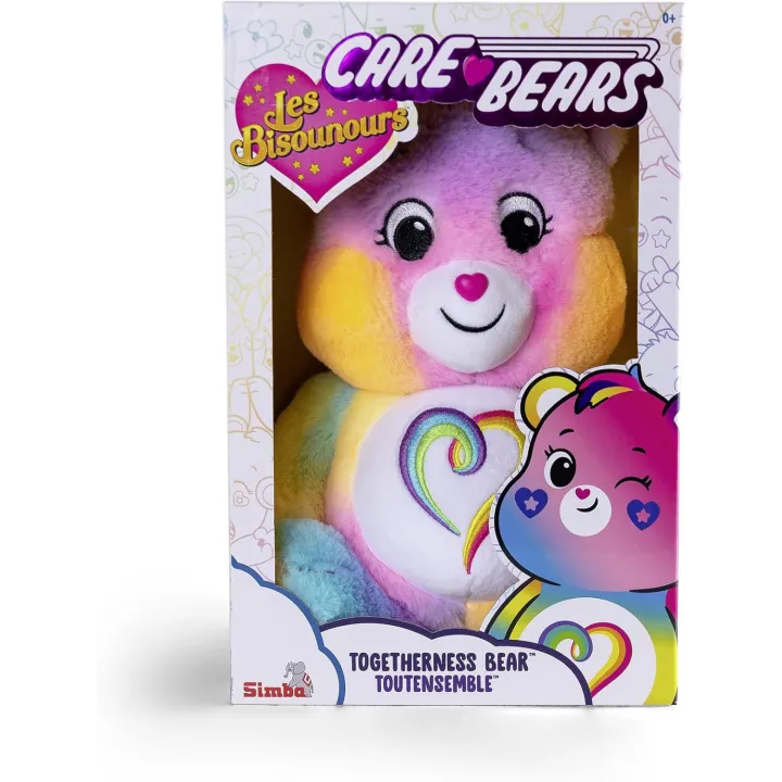 Care Bears Insiemorso Peluche Multicolore Cuore 35 cm Simba, Orsetti del Cuore - immagine 2
